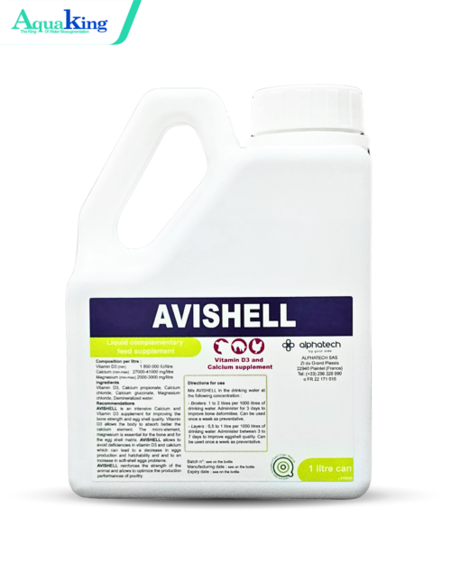 Avishell - Ngăn Ngừa Cong Thân Đục Cơ Trên Tôm - Bổ Sung Các Khoáng Chất Cần Thiết